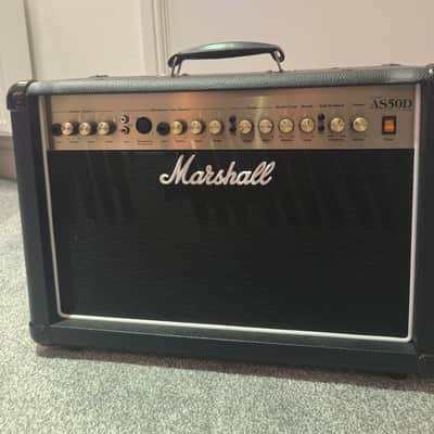 Marshall Acoustic Soloist AS50D 2-Channel 50-Watt 2x8" Acoustic Guitar Combo 2007 - Present - Black image 10
