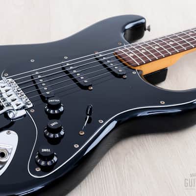 1979 Fender Stratocaster Vintage Electric Guitar Black, 100% Original w/ Case image 6