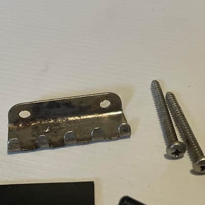 2000's Schaller Original Made in Germany Cosmo/Black Chrome Floyd Rose Electric Guitar Tremolo Bridge & Arm Set image 3