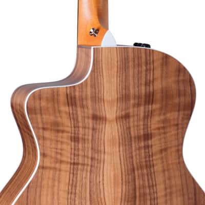Taylor 214ce Grand Auditorium Layered Walnut Acoustic Electric Guitar - Natural image 7