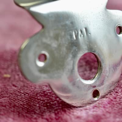 Vintage 1950's Gibson Nickel Trapeze Wrap Tailpiece ES-225 ES-225td image 8