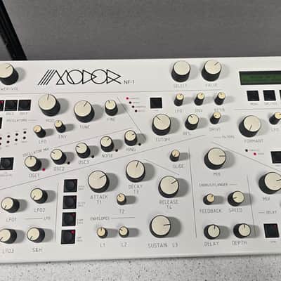 Modor NF-1 Digital DSP Synth with wood sides and rack ears image 1
