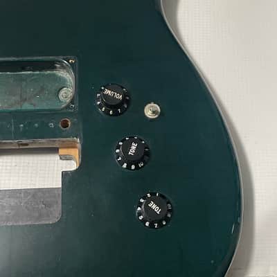 1983 Kramer USA Pacer Imperial C Series Plate Emerald Green Stain Guitar Body Floyd Ready image 4