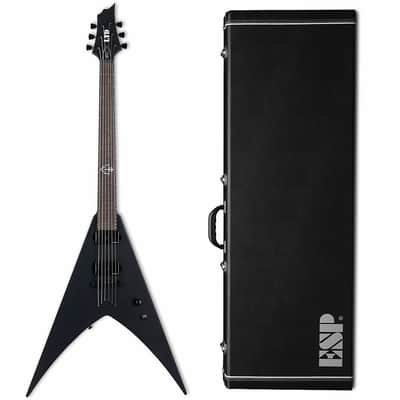 ESP LTD HEX-6 Nergal Signature Electric Guitar Black Satin + ESP Hard Case B-Stock HEX6 HEX 6 Behemoth - Korea image 1