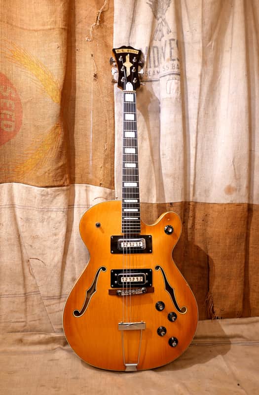 G.L. Stiles Archtop Electric 1960's Natural image 1