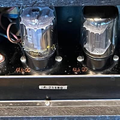 Harmony 525 Vintage Tube Guitar Amp. Original Jensen 15” Speaker. 1967 - Black image 7