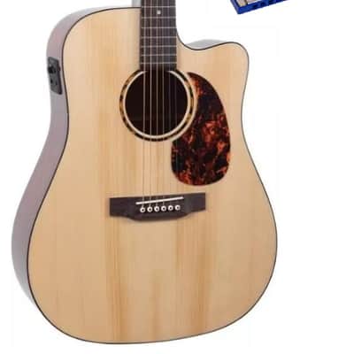 Recording King RD-227 All Solid Dreadnought Guitar with Abalone