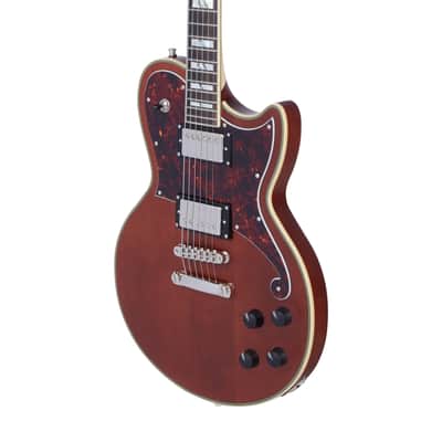D'Angelico Deluxe Atlantic Matte Walnut w/Case image 5