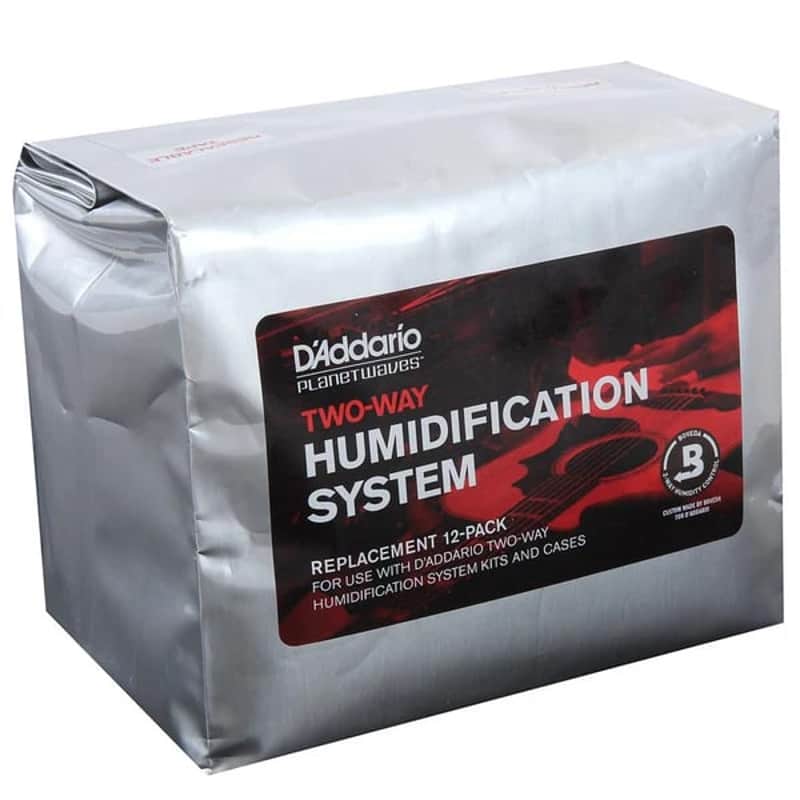 D'Addario Two Way Humidificaction Replacement Packets | 12 Packs image 1