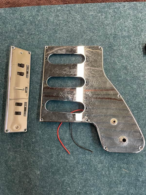 Guyatone Kent Regent Videocaster LG130 guitar chrome pickguard 1960’s - Chrome image 1