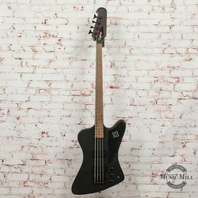 Epiphone Goth Thunderbird IV Bass Satin Black x1005 | Reverb