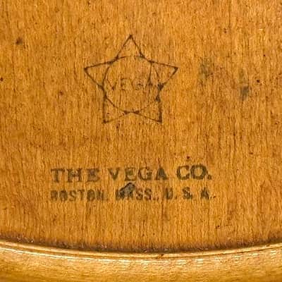 1924, Boston, MA. Made Vega Vegaphone Professional Tenor Banjo, S/N 74533, w/ OHSC, Very Good Condition image 14