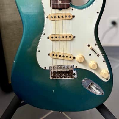 Fender Stratocaster 1966 - refin Lake Placid Blue image 1