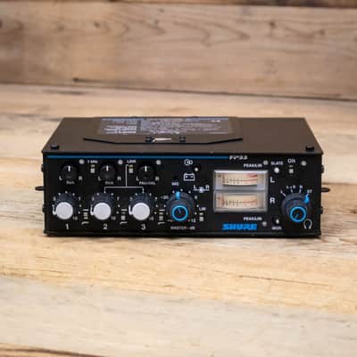 Shure FP33 3-input 2 Output Portable Stereo Mixer Field FP-33 U286430 Bild 4