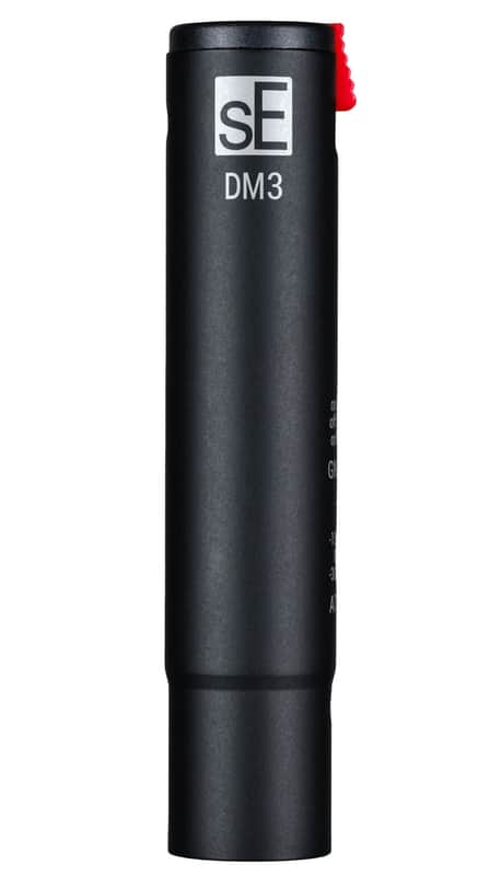Se Electronics DM3 Black Active Inline DI Direct Box w/ Ultra-HiZ Input+Gold XLR image 1