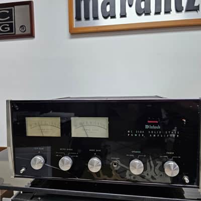 McIntosh MC-2105 Stereo Power Amplifier Serviced Operational. image 1