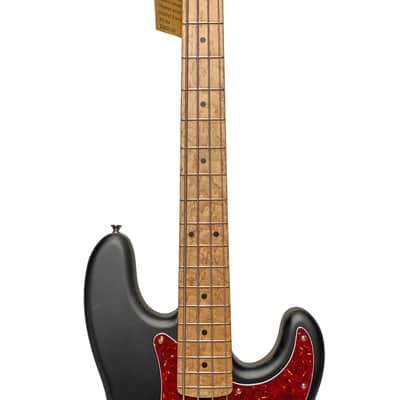 Wilkins WRTPJ4 RoadTested 4-String Electric Bass Guitar Black Matte image 4
