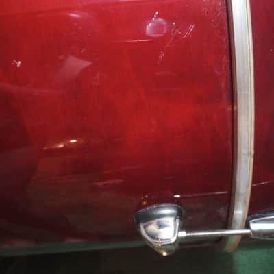 Premier XPK 20" (Diameter)x18'"(depth) Bass Drum 90's/2000's - Cherry Lacquer image 6