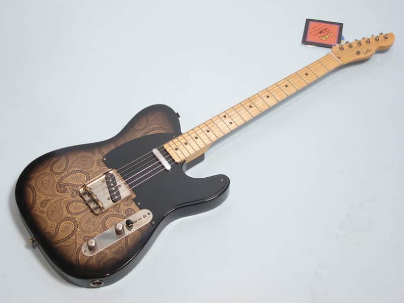 LsL Instruments T-Bone Paisley on Butterscotch image 1