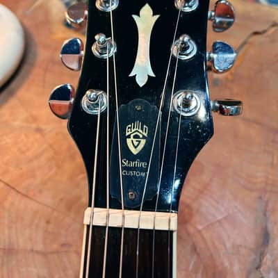 1999 DeArmond by Guild Starfire Custom in Cherry Red w/ Hardcase image 8