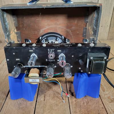 Kay K-504 Amplifier 1960s Cab with Mojotone Princeton Amp Kit Built In 2017 - Black and Creme image 11