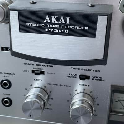Vintage Akai 1722II Stereo Reel To Reel Tape Deck For Parts Or Repair image 2