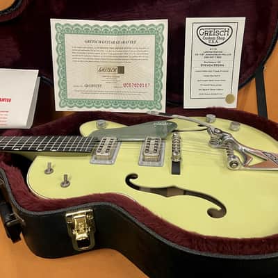 Gretsch G6118T-R Gretsch Anniversary Stephen Stern Masterbuilt Relic USA Mint 2007 - Relic Two Tone Smoke Green image 3