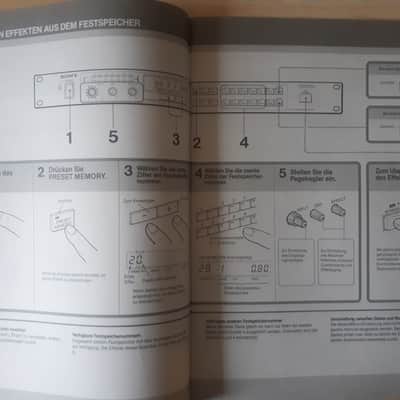 Sony MU-R201 Digitaler Hallverstarker Bedienungsanleitung German Manual 1987 image 3