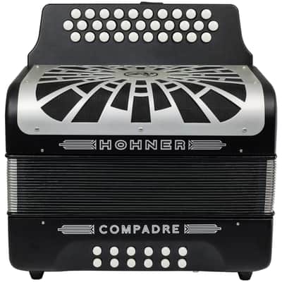 Hohner Compadre Accordion (with Gig Bag), Black, E/A/D, with Gig Bag image 1
