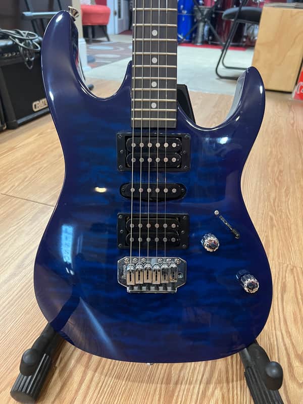 Ibanez Gio GS Solid Body 2000s Dark Blue Burst image 1