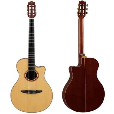 Yamaha NTX3 Thinline Nylon Acoustic Electric Guitar - Natural image 1