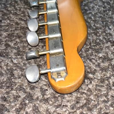Vintage 1986 Fender TL-52 Telecaster      Reissue Electric   guitar  two tone  sunburst Nashville  conversion modded  made in japan image 11