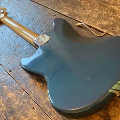 Original Vintage 1969 USA Fender Mustang Lake Placid Blue Competition w/ OHSC. '27' Serial Prefix Kurt Cobain Nirvana image 5