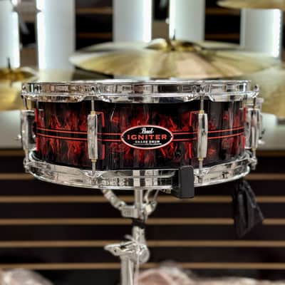 PEARL CC1450S/C CASEY COOPER IGNITER 14X5 MAPLE SNARE DRUM - FLOOR MODEL image 1