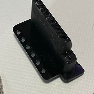 1980's Charvel Jackson Model 1 Black Gotoh G105 6 Post Tremolo Bridge image 9