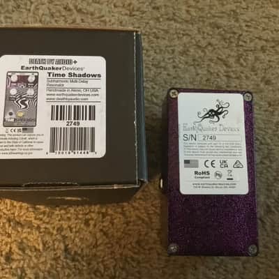EarthQuaker Devices Time Shadows II Subharmonic Multi-delay Resonator Pedal 2023 - Maroon/White image 7