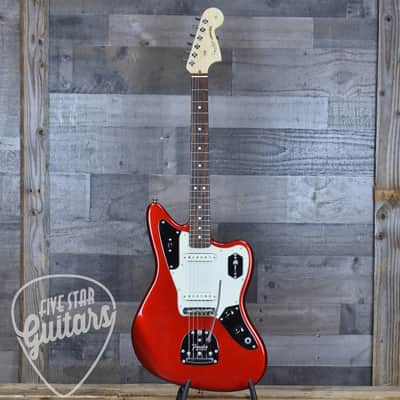 Pre-Owned Fender American Professional Jaguar - Candy Apple Red with Gig Bag image 3