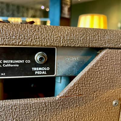 1963 Fender Princeton 6G2 Brownface Combo Tremolo non reverb image 8