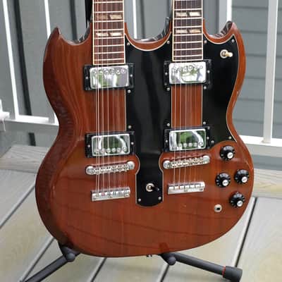 Gibson 1974 EDS-1275 Double Neck Electric SG Body Guitar image 3