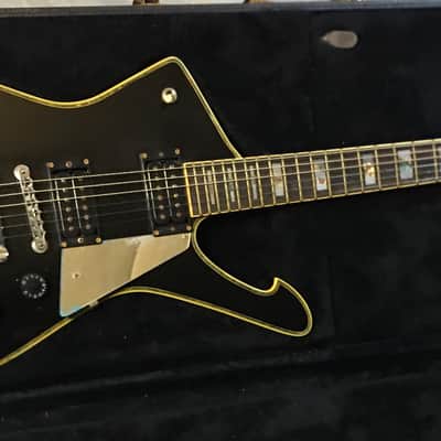 1996 Ibanez PS10-2 Vintage Paul Stanley Signature Iceman Black image 1