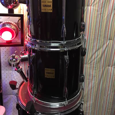 Yamaha Rock Tour Custom 1990 Black Lacquer Sparkle image 6