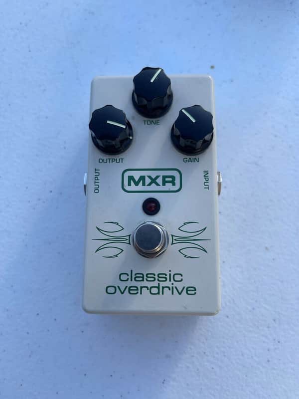 MXR Dunlop M-66 Classic Overdrive White Guitar Effect Pedal image 1