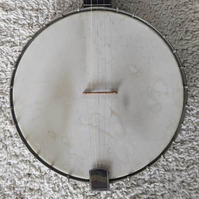 1899 S.S. Stewart Special Thoroughbred 5 string Open Back Banjo with hard case image 3