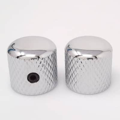 True Custom Shop® Chrome Dome Knobs w/h Set Screw for Fender Precision Bass and Telecaster image 1