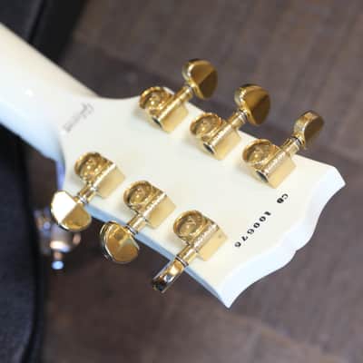 Minty! 2021 Gibson Custom Shop Les Paul Custom Electric Guitar Alpine White + COA OHSC image 19