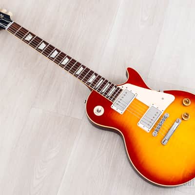 2022 Gibson Custom Shop Historic 1959 Les Paul Standard R9 70th Anniversary Washed Cherry Sunburst Gloss image 11