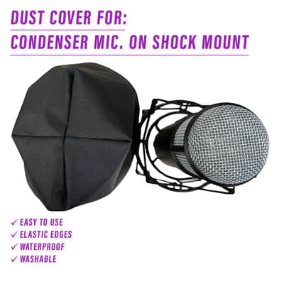 DUST COVER for Condenser Mics On Shockmount image 4