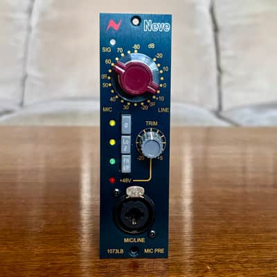 AMS Neve 1073LB 500 Series Mic Preamp Module 2010s - Blue image 1