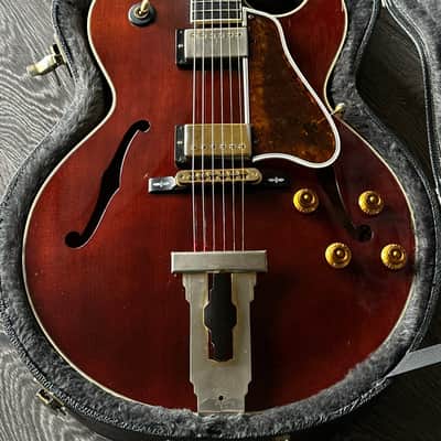 1997 Gibson L-4 CES Winered Spruce Top Figured Maple Back & Sides image 3