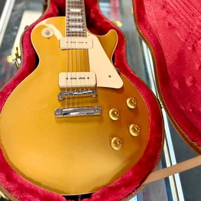Gibson Les Paul Standard P90’s, Gold Top with Hardshell Case - Pre Owned image 1